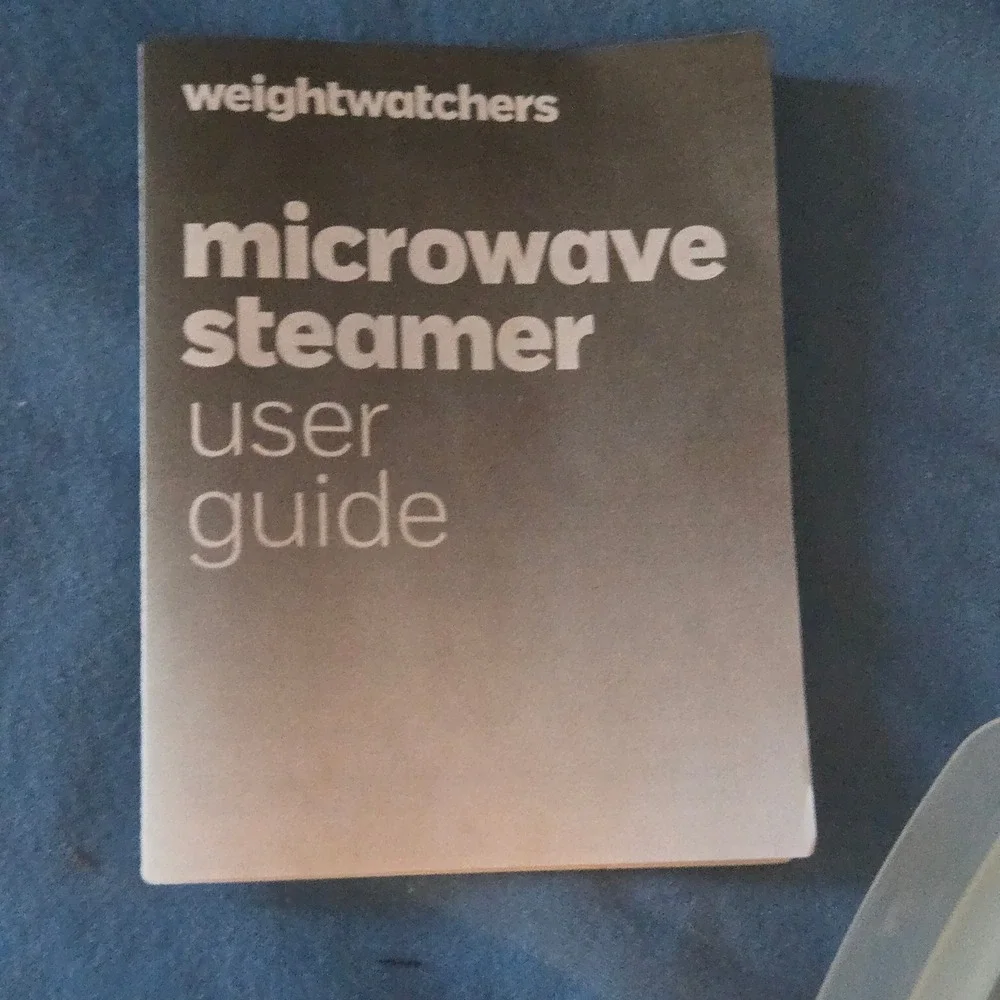Weight Watchers Microwave Steamer Collapsible BPA Free White Green Healthy Cook